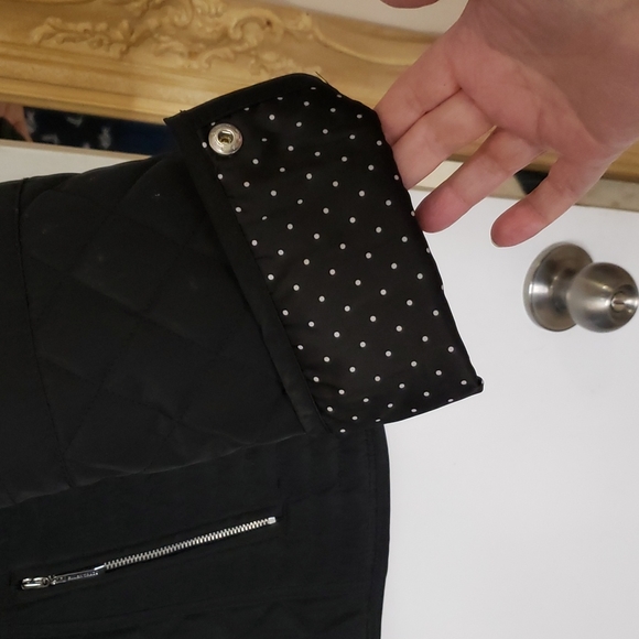 Ellen Tracy Quilted Black Jacket EUC L - Picture 3 of 10